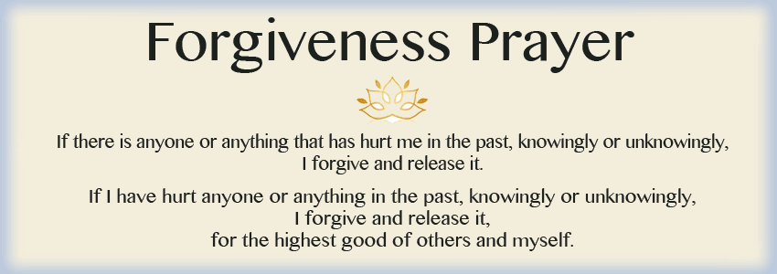 A Beautiful Forgiveness Prayer