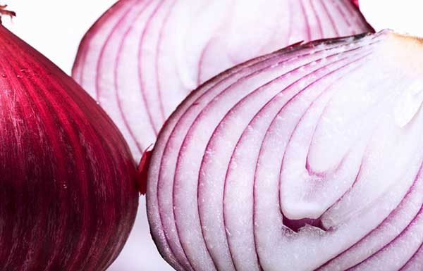 purple onion representing layers of weakness in the body