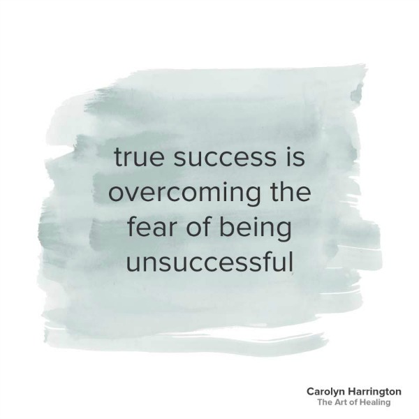 True Success Is Overcoming The Fear Quote