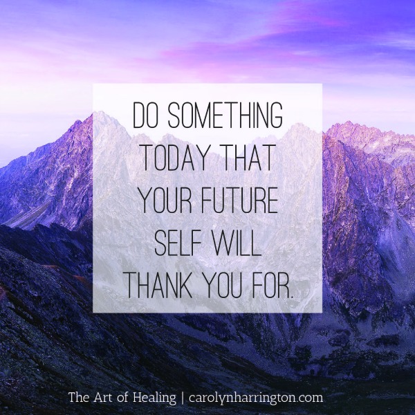 Inspirational Quote. Do Something Today That Your Future Self Will Thank You For